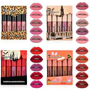 Velvet Waterproof Lipstick 5 Pcs Set