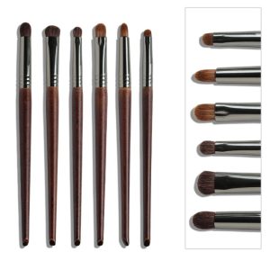 Ultra Soft Goat Hair Eye Makeup Brushes 6 Pcs Set