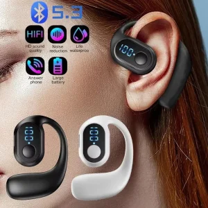 Bluetooth 5.3 Headphone Wireless Ear Hook Earphone HiFi Stereo Noise Reduction Clip Headset Waterproof Earbud For Huawei Xiaomi