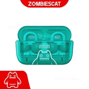 ZOMBIESCAT MGM-004 Sports Clip-on Earphones Noise Cancellation Wireless Bluetooth Earbuds Elastic Stretch Adjustable Headsets