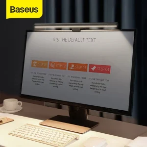 Baseus LED Desk Lamp Screen Light PC Computer Laptop Hanging LED Bar Light Table Lamp LCD Monitor Lamp Study Reading USB Light