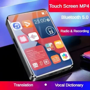 Newest Touch MP3 MP4 Music Player With Speaker 2.4" IPS Touch Screen 8GB Built-in Memory TF Card HiFi Lossless Audio E-book