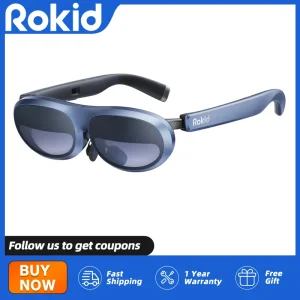 Rokid Air Max Smart AR glasses ruoqi smart AR Glasses + independent space station, HD 3D giant screen game viewing, space video