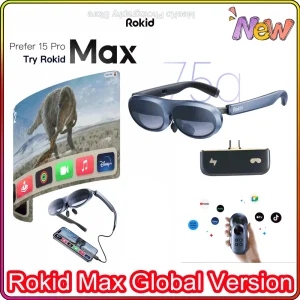 Rokid Max smart glasses 3D game viewing device rokid station smart portable ar glasses for for huawei cast screen phone 15 Pro