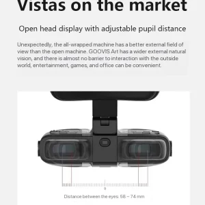 GOOVIS Art high-definition XR head-mounted display supports VR/AR video headsets, game consoles/aerial photography/office