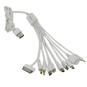 10 in 1 Pin Cable Charger USB Adapter Data Wire For PSP Computer Cables Multifunction USB Data Transfer Cable Universal Multi