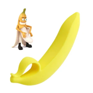 Pene grande sin vibrador, masajeador de punto G con forma de plátano, productos para adultos, consolador largo Flexible, masturbador, Juguetes sexuales para mujeres mayores de 18 años
