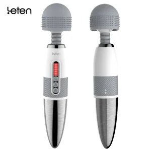 Leten-vibrador de cabeza enorme para masturbación femenina, varita mágica AV, masajeador, pezón, estimulador de clítoris, Juguetes sexuales para mujer