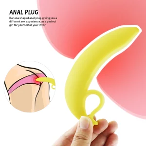 Pene grande sin vibrador, masajeador de punto G con forma de plátano, productos para adultos, consolador largo Flexible, masturbador, Juguetes sexuales para mujeres mayores de 18 años