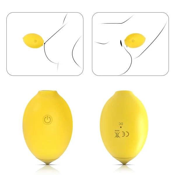 Vibrador de succión al vacío para mujeres, pezones, succionador de clítoris, limón, lindos juguetes sexuales para mujeres, estimulador de clítoris de succión, masturbación femenina - Image 5