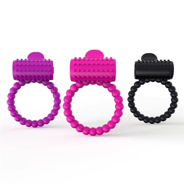 Anillo vibrador para pene, Juguetes sexuales para hombres mayores de 18 + masturbadores, vibrador para adultos para mujeres, jaula de castidad para parejas, accesorios eróticos, Sex Shop - Image 5