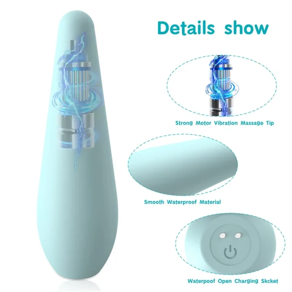 Vibromasseur  clitoridienpour Femme  clítoris vaginal de 3 velocidades  t Vibrador Estimulador  juguete para Mujer - Image 5