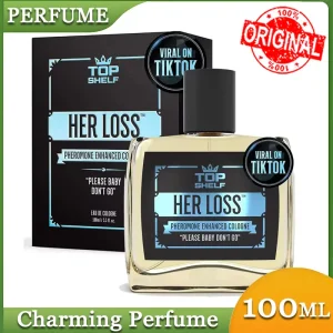 100ml Her Loss Perfume Men Pheromone Cologne Her Loss Raw Attraction & Confidence Lasting Glamour Awaken Scent Eau De Toilette