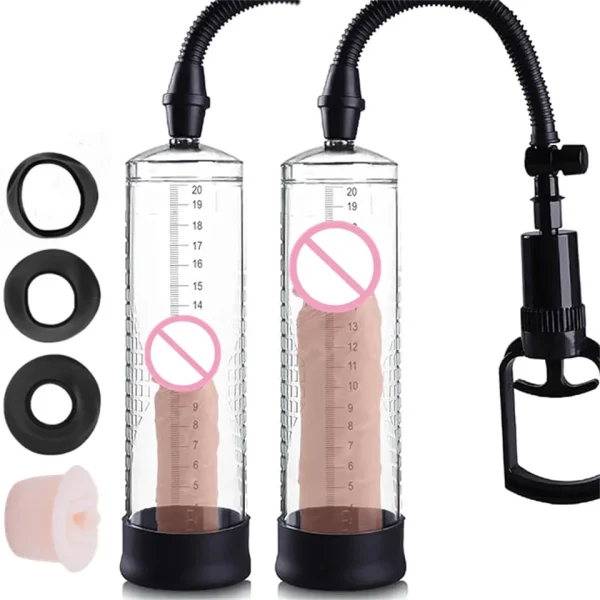 Bomba de vacío para pene, masturbador para pene, potenciador masculino, erección, pene, entrenador de pene, Juguetes sexuales para hombre - Image 4