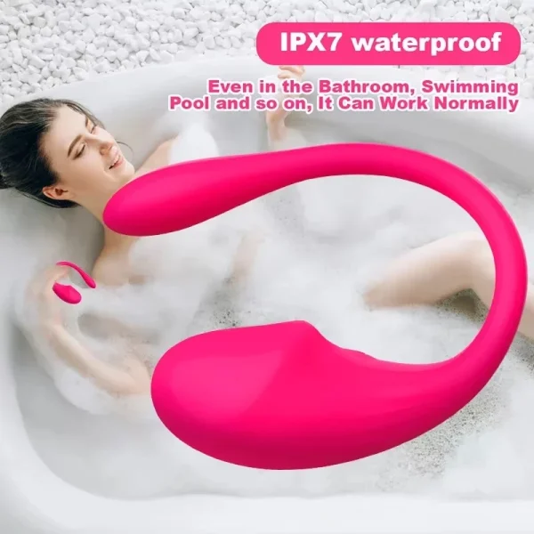 Consolador vibrador inalámbrico para mujer, huevo con Control por aplicación, estimulador de clítoris, huevo de punto G portátil, suministros para adultos, Juguetes sexuales para parejas - Image 4