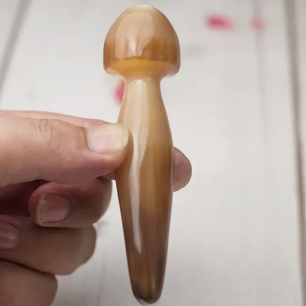 Palo de masaje de pies con cuerno, palitos de masaje de acupuntura, herramientas de masaje Guasha para cara, masajeador relajante de músculos y colaterales,ассажascript - Image 3
