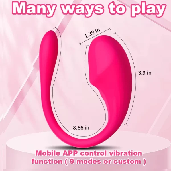 Consolador vibrador inalámbrico para mujer, huevo con Control por aplicación, estimulador de clítoris, huevo de punto G portátil, suministros para adultos, Juguetes sexuales para parejas - Image 6