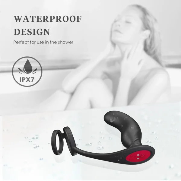 Vibrador de masaje de próstata masculino, tapón Anal de silicona, estimulador de próstata, anillo retardante de eyaculación, juguete sexual para adultos para hombres, cola 18+ - Image 6