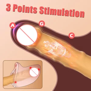 Vibrador consolador de empuje realista para mujeres con 10 modos de vibración potentes y calefacción pene curvo Flexible juguetes sexuales femeninos