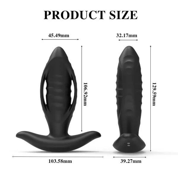 YUKUI-vibrador Anal inalámbrico con tapón Anal para mujeres y hombres, colas de culo, tapón Anal de silicona, juguete sexual femenino, masajeador de próstata - Image 3