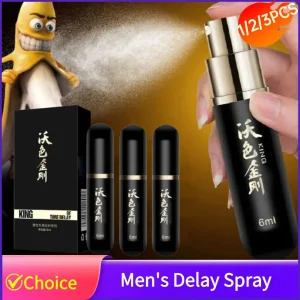 1/2/3PCS Men Long-last Sex Delay Spray Premature Ejaculation Time Delay Non-Numbing Male Ejaculation Sex Spray Penis Product