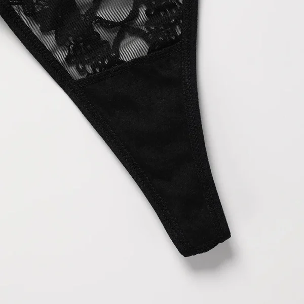 Women's Sexy Panties Transparent Soft Mesh Bikini Thongs Lace Erotic String Tangas for Women Sexual T-back - Image 5