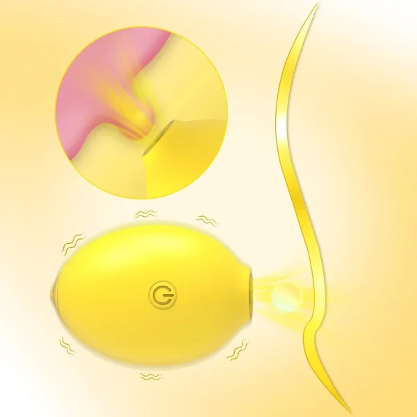 Vibrador de succión al vacío para mujeres, pezones, succionador de clítoris, limón, lindos juguetes sexuales para mujeres, estimulador de clítoris de succión, masturbación femenina - Image 2
