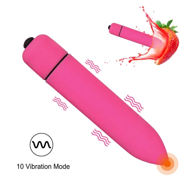 Mini Juguetes sexuales de 10 velocidades, vibrador de punto G para mujer, estimulador del clítoris, balas vibratorias, masturbación femenina, suministros para adultos