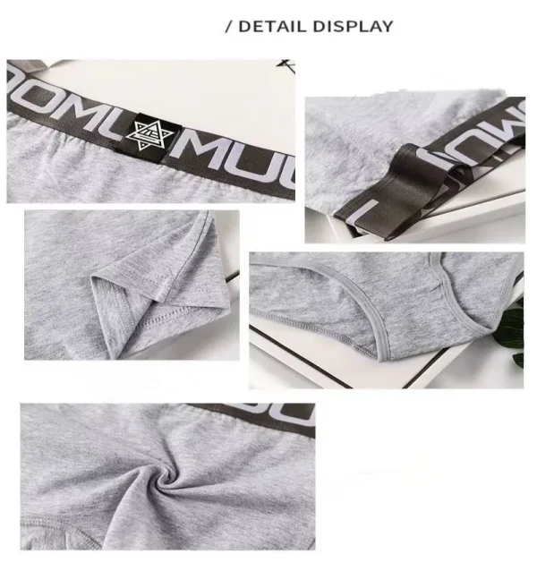 3PCS New Soft pure cotton Women's boxer panties Sexy Sports boxers for women Safety knickers Boyshorts Lady Underwear Lingerie - Image 4