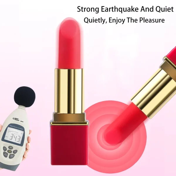 Mini vibrador tipo bala con lápiz labial para mujer, estimulador de pezón y clítoris, masajeador de dedos Vaginal y punto G, juguete sexual para adultos - Image 6