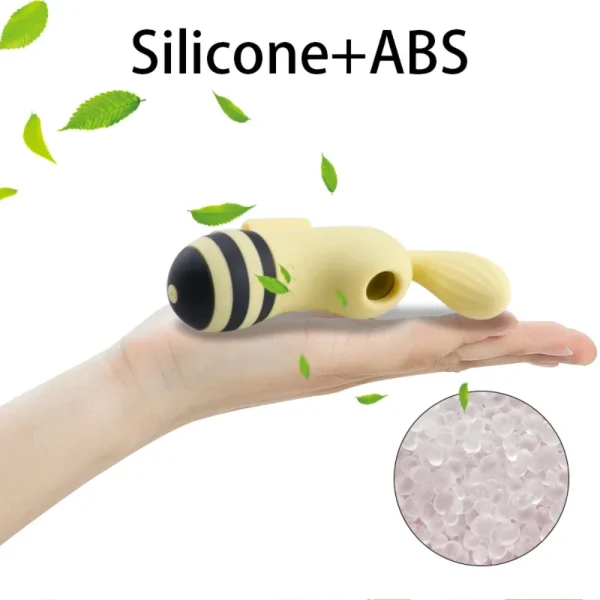 Vibrador de succión de clítoris con forma de abeja, masturbador de clítoris para mamada recargable, estimulador femenino, Juguetes sexuales para adultos para mujeres mayores de 18 años - Image 4