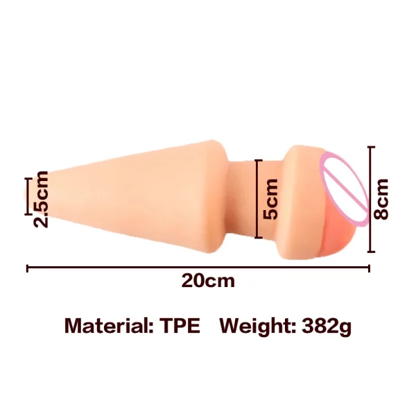 Tapón anal cónico de silicona premium y masturbador unisex: juguete para adultos para un placer posterior versátil - Image 5