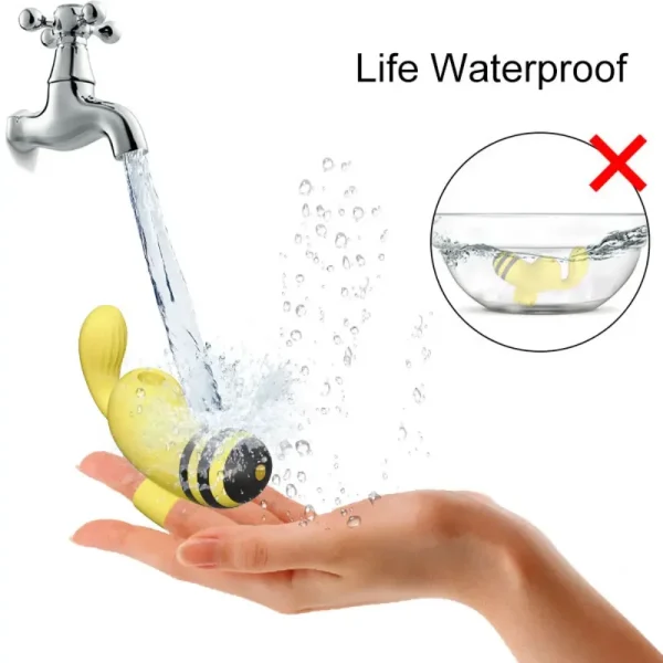 Vibrador de succión de clítoris con forma de abeja, masturbador de clítoris para mamada recargable, estimulador femenino, Juguetes sexuales para adultos para mujeres mayores de 18 años - Image 5