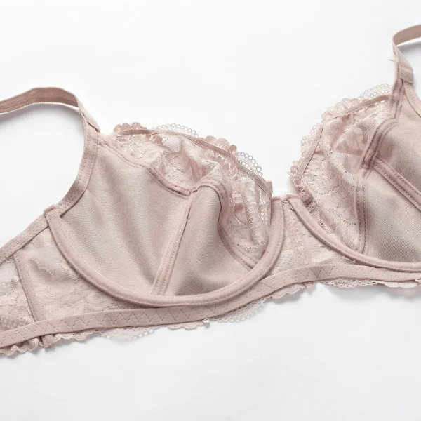 Bra Ladies Sexy Lace Large Plus Size Elegant Push Up Thin Section Breathable Soft Comfort Underwear Lingerie For Women Hot Sell - Image 4