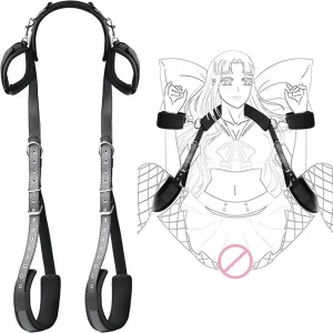 Ataduras de piernas abiertas BDSM, esposas, juguete sexual, herramienta de juego para adultos, Kits de Bondage sexual, arnés, correas de vendaje de cama, accesorios eróticos para pareja