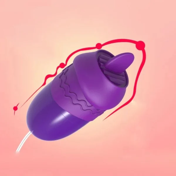 Vibrador de succión de lengua para lamer, estimulador de clítoris para mujeres, mamada, Juguetes sexuales vibratorios anales, masajeador vaginal para pezones, masturbadores para adultos - Image 3