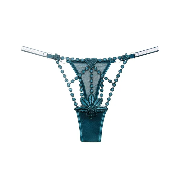 Women Mash Thongs Sexy Panties Girls Hollow Underwear Bikini Ladies Transparent Low Rised Cute G-Strings Panti 2321