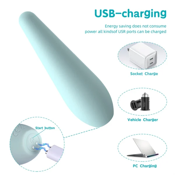 Vibromasseur  clitoridienpour Femme  clítoris vaginal de 3 velocidades  t Vibrador Estimulador  juguete para Mujer - Image 6