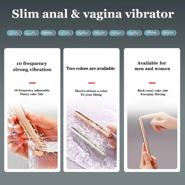 Vibrador Anal, masajeador de próstata masculino, estimulador de punto G, tapón Anal vibratorio para hombres, Juguetes sexuales anales Gay para principiantes, suministro para adultos - Image 3