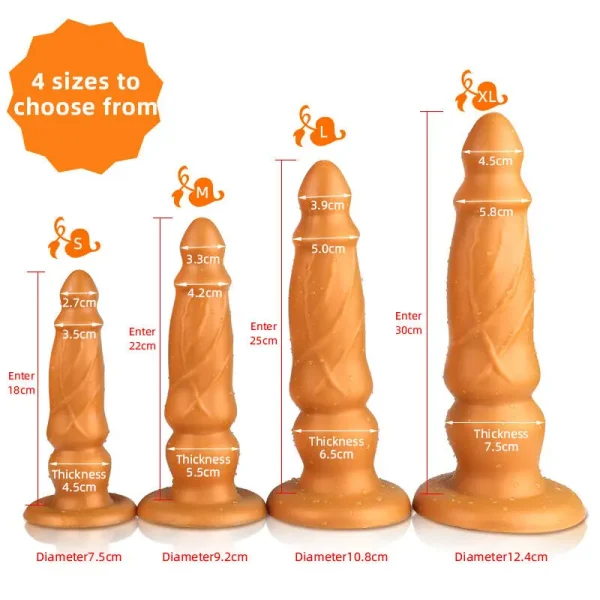 Consolador Anal de silicona líquida para hombres y mujeres, tapón Anal, juguete sexual para principiantes, erótico, íntimo, Adulto, entrenador Anal - Image 5