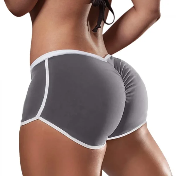 1pcs Women Low Waist Stretch Tight Shorts Lady Sexy Solid Pantie Female Hip Lift Brief Women's Plus Size Sport Run Short Pant - Image 5