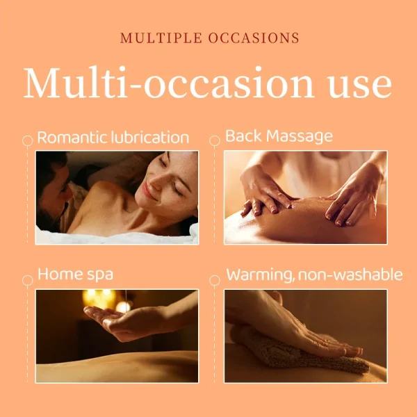 Heat Sensation Massage Oil Moisturize The Skin Sex Oil - Image 4